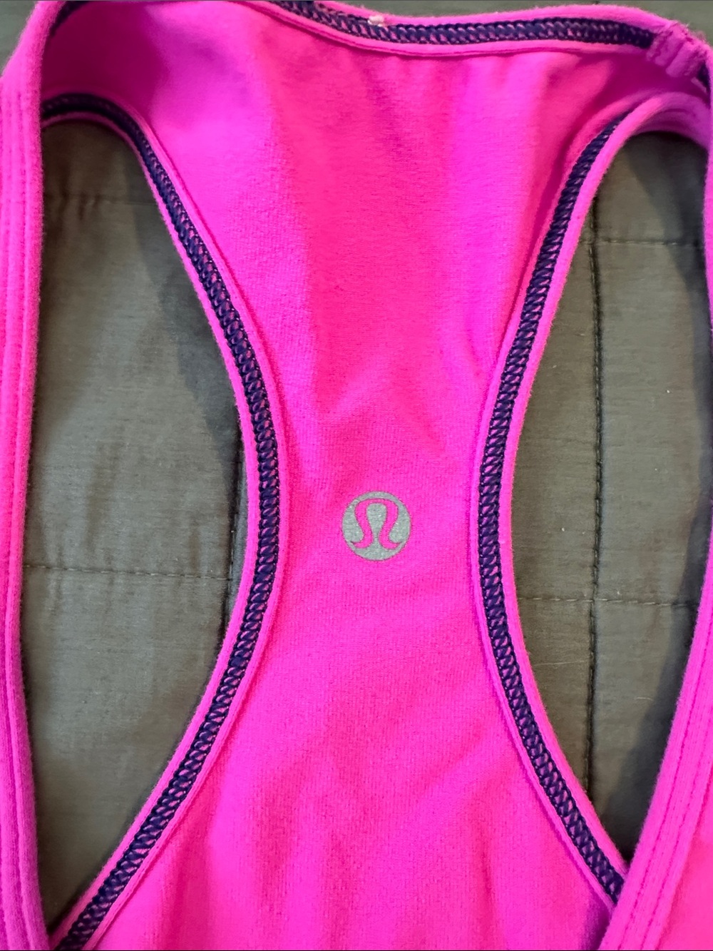 lululemon athletica Bright Pink Racerback Workout Tank - Picture 2 of 4